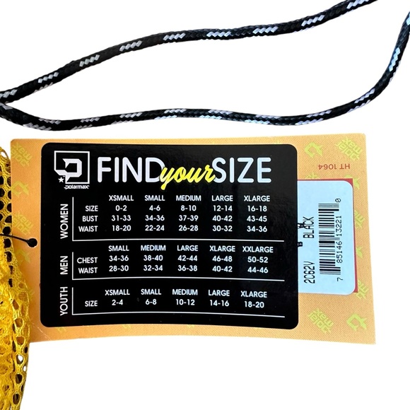 Polarmax Thermal Double Base Layer Tight, Youth Size S 6/8, Black - Picture 5 of 8